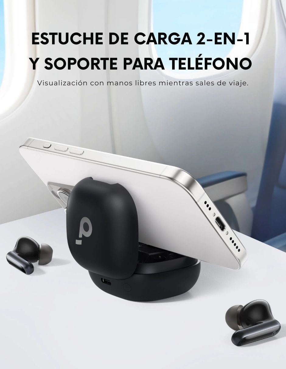 AUDÍFONOS IN-EAR SOUNDCORE A395, NEGRO