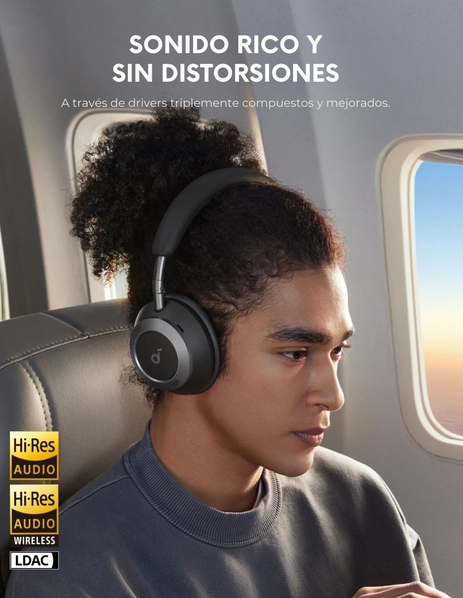 AUDÍFONOS OVER-EAR SOUNDCORE A3, NEGRO