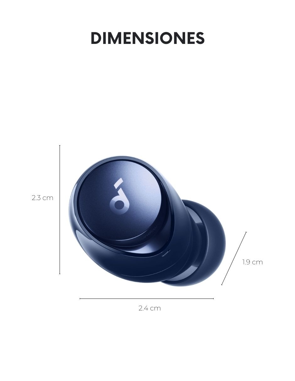 Audífonos In-Ear Space A40 inalámbricos con cancelación de ruido 10