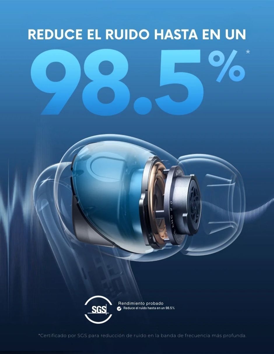Audífonos In-Ear Liberty 4 inalámbricos con cancelación de ruido 5