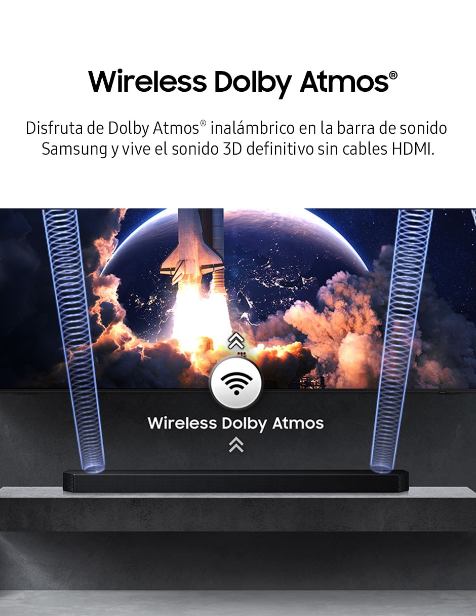 Barra de sonido HW-Q800F/ZX con subwoofer 5