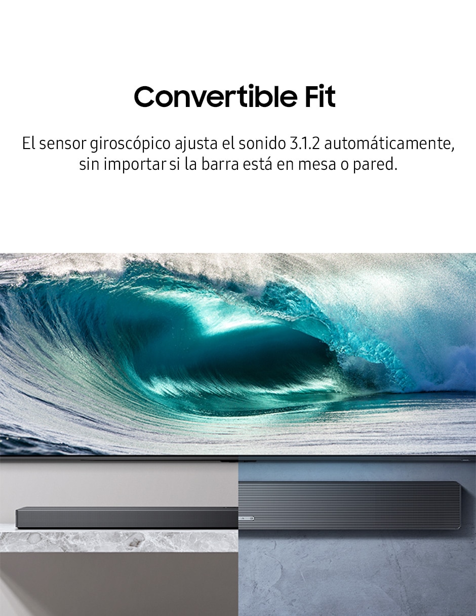 Barra de sonido hw-qs700f/zx con subwoofer 5