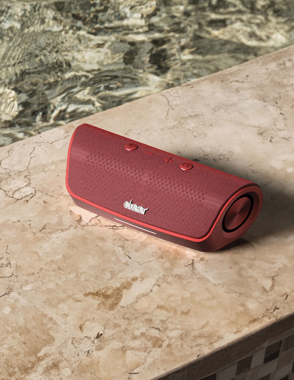 BOCINA CLEER SCENE, ROJO