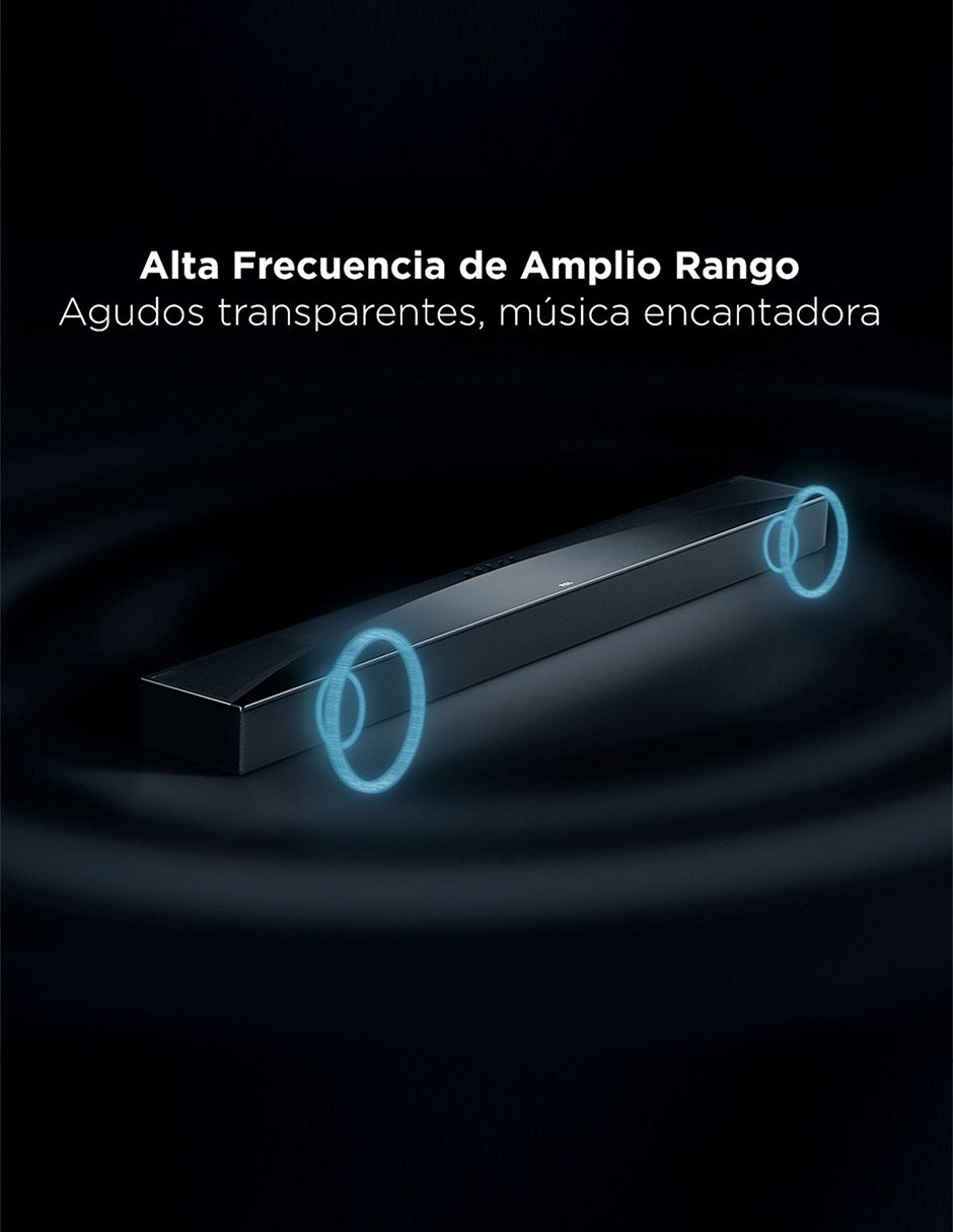 Barra de sonido Q85H con subwoofer 6