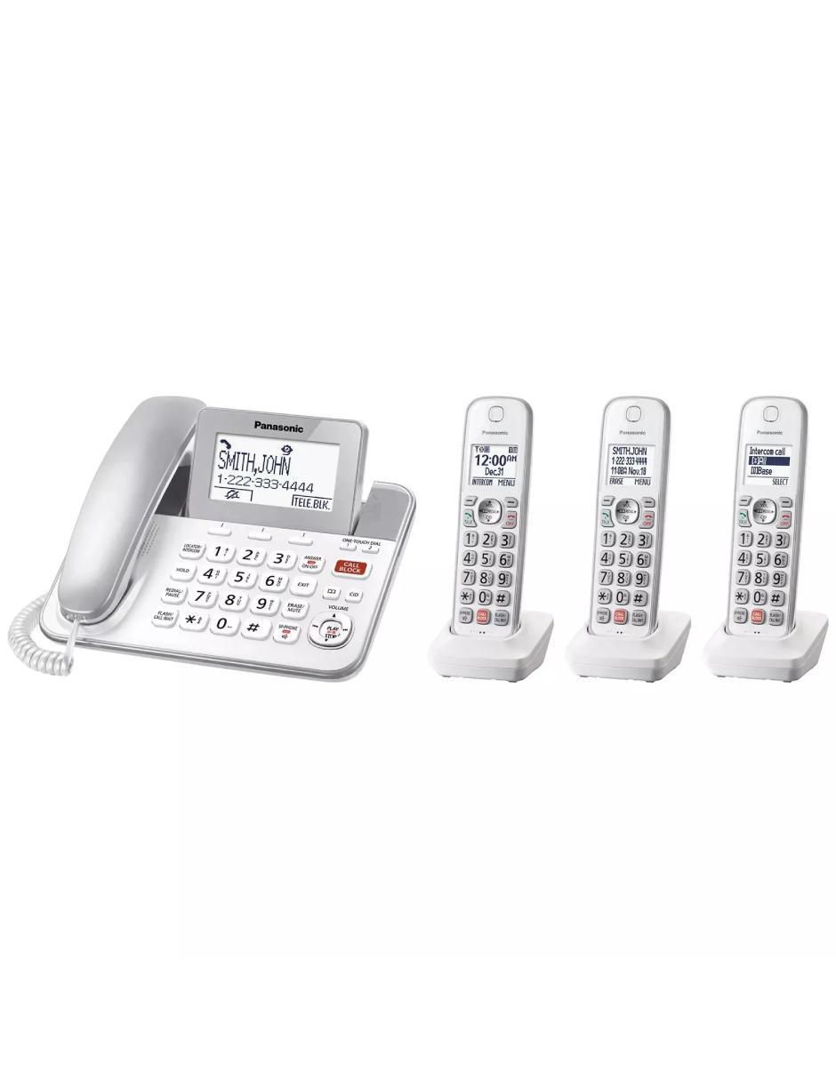 Set de teléfonos KX-TGF853S Silver 4 auriculares 2