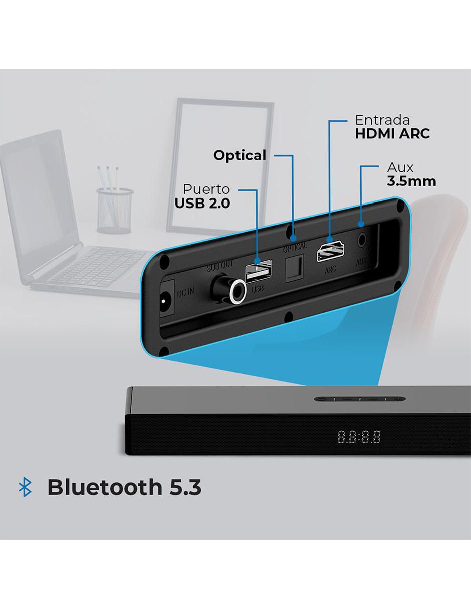 Barra de sonido Dynamic Thin Bs600 con subwoofer 2