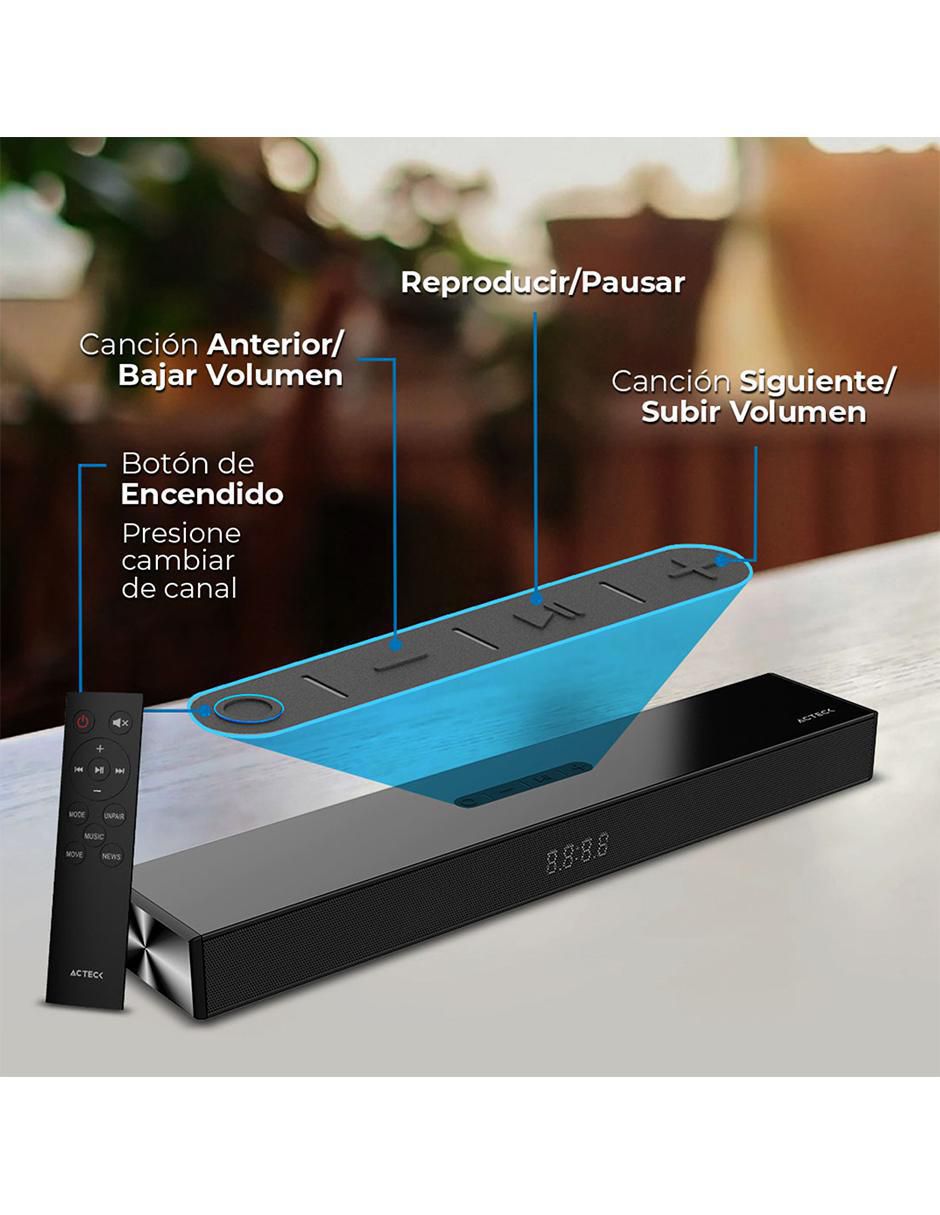 Barra de sonido Dynamic Thin Bs600 con subwoofer 4