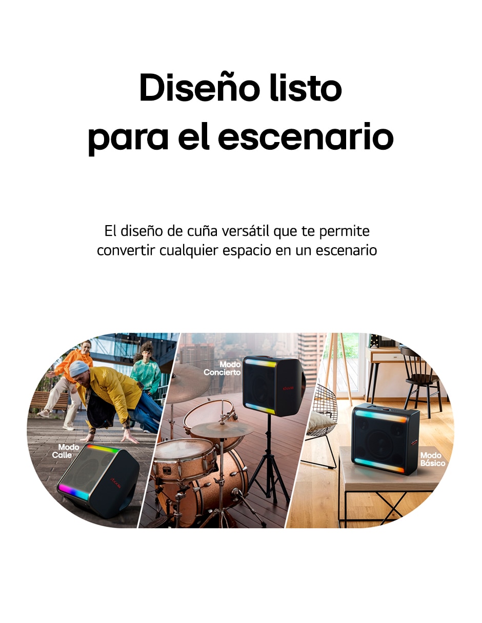 Bocina recargable Xboom Stage 301 bluetooth 7