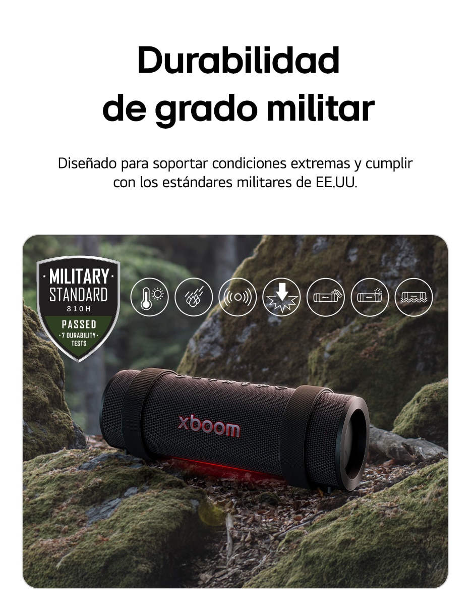 Bocina portátil Xboom Grab bluetooth 6