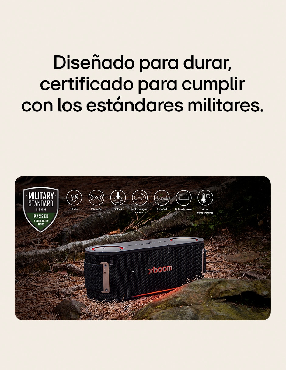 Bocina portátil Xboom Bounce bluetooth 6