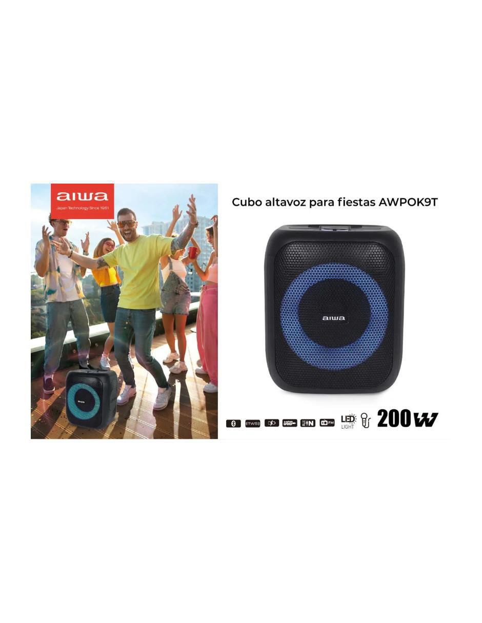 Bocina portátil AWPOK9T-NEGRA bluetooth 5