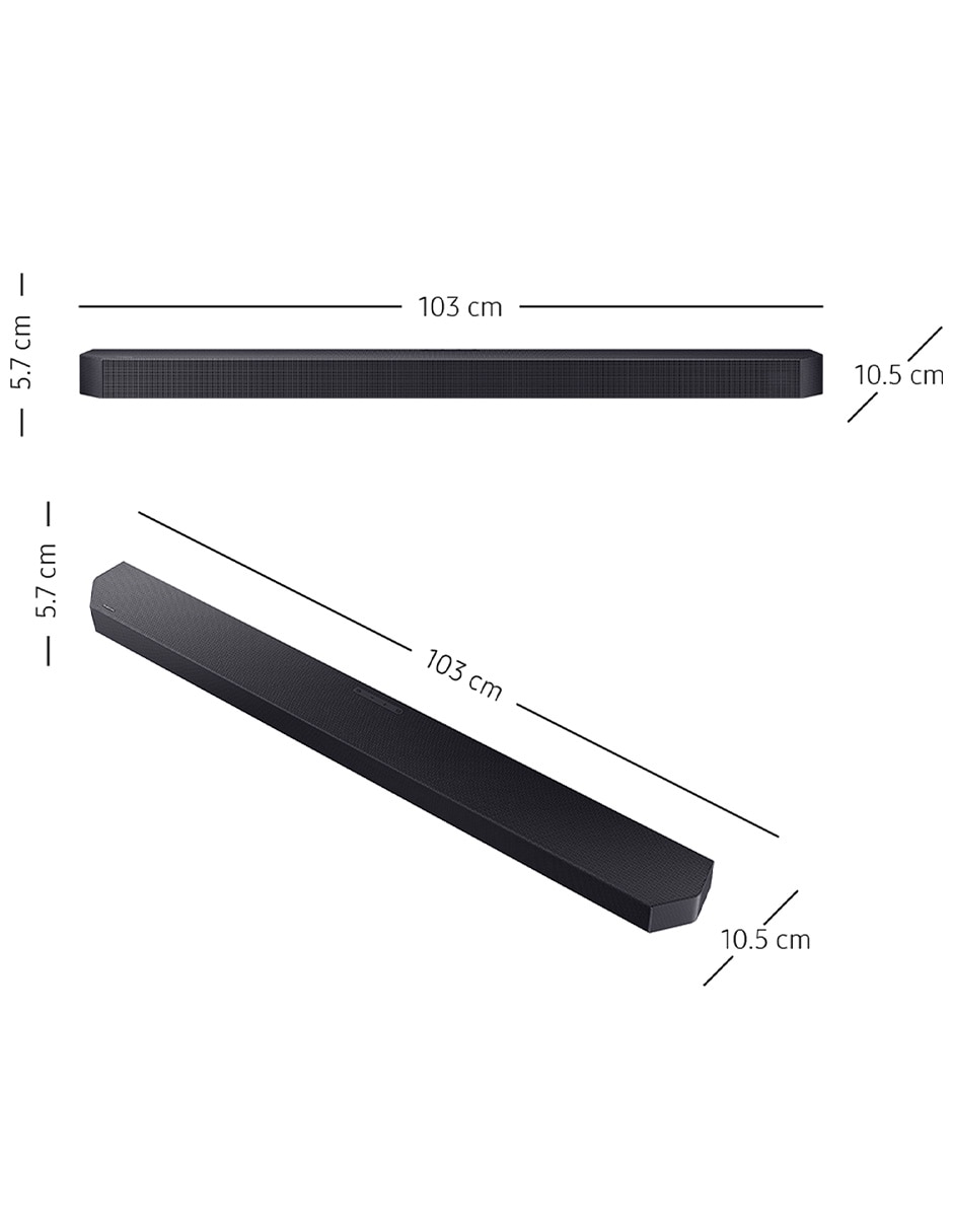 Barra de sonido Hw-Q600F/Zx con subwoofer