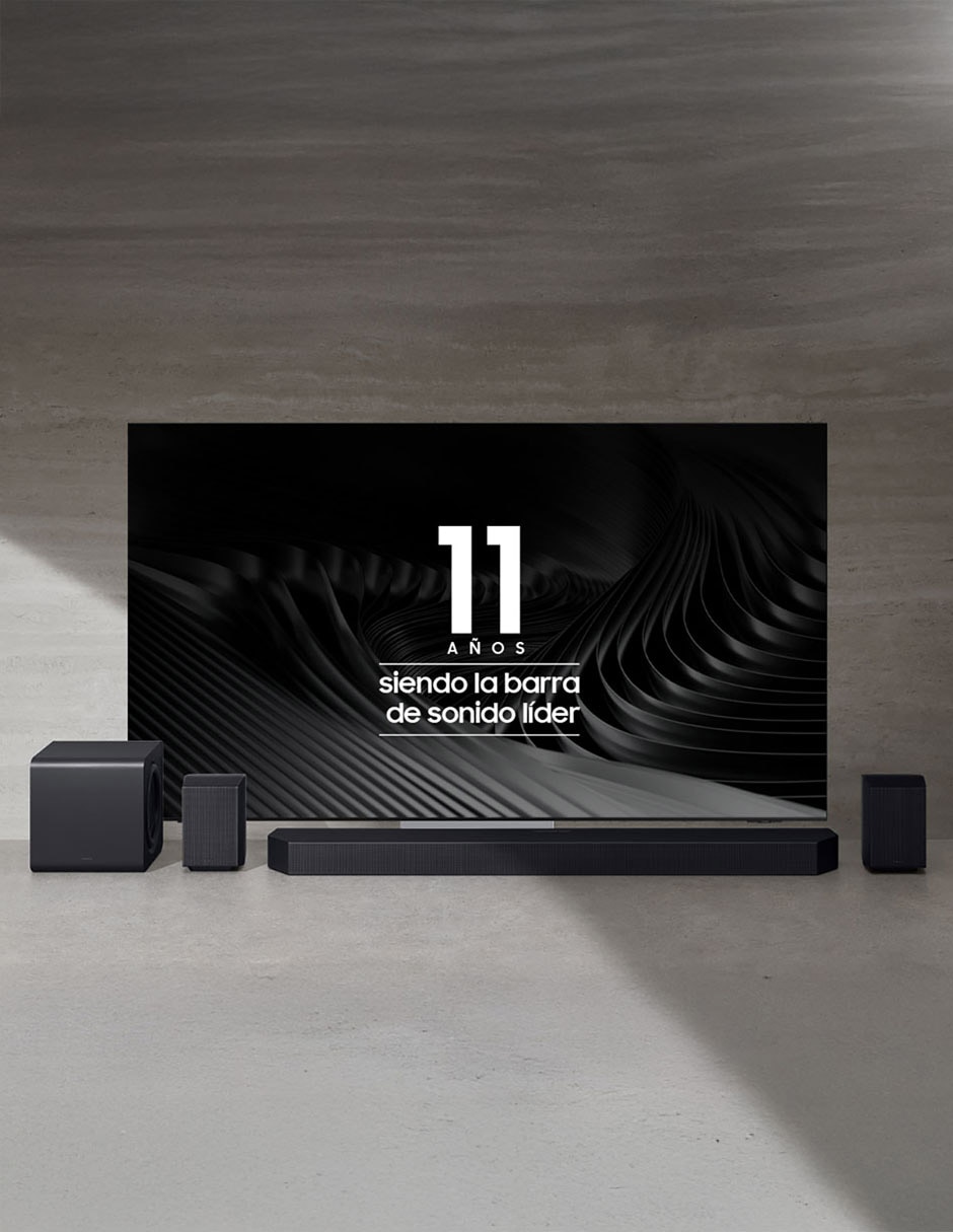 Barra de sonido Hw-Q600F/Zx con subwoofer 11