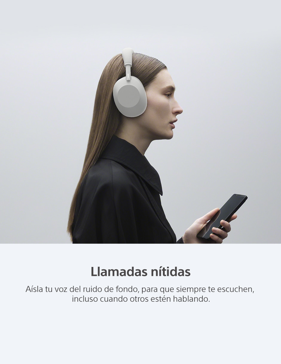 Audífonos Over-Ear Sony alámbricos e inalámbricos con cancelación de ruido