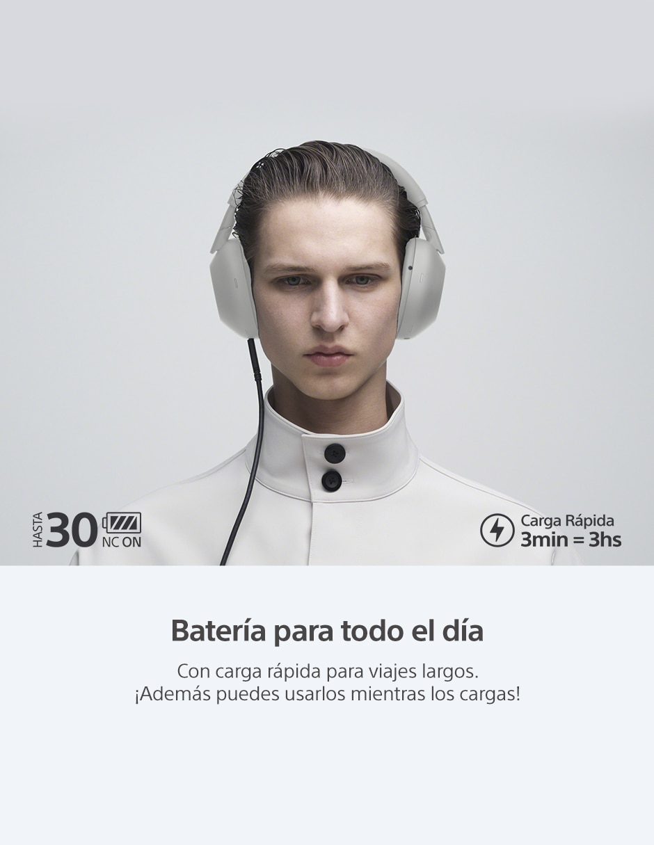 Audífonos Over-Ear Sony alámbricos e inalámbricos con cancelación de ruido