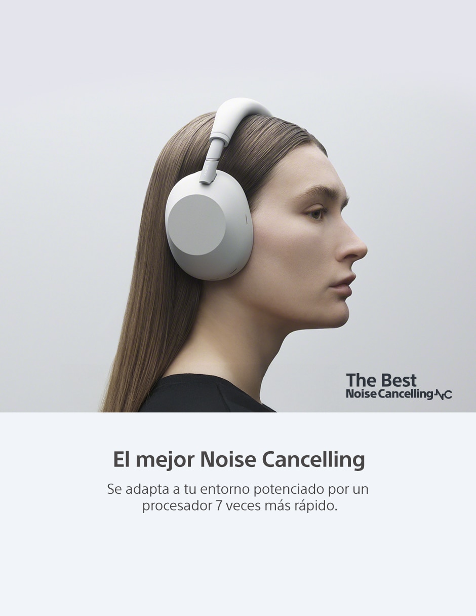 Audífonos Over-Ear Sony alámbricos e inalámbricos con cancelación de ruido