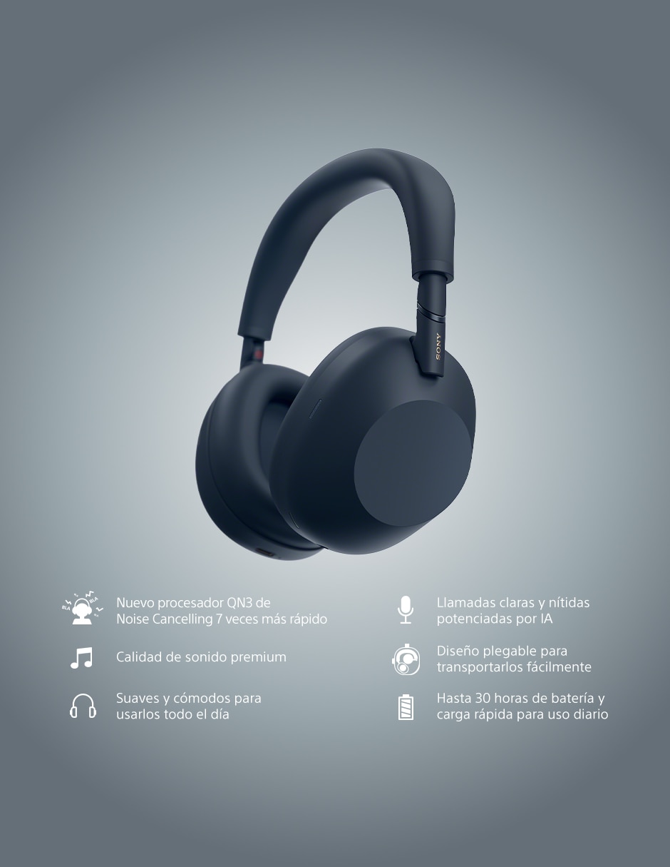 Audífonos Over-Ear alámbricos e inalámbricos con cancelación de ruido 13