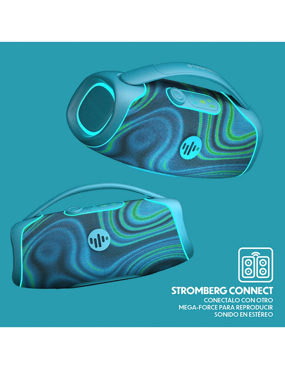 Bocina portátil Mega-Force bluetooth 10