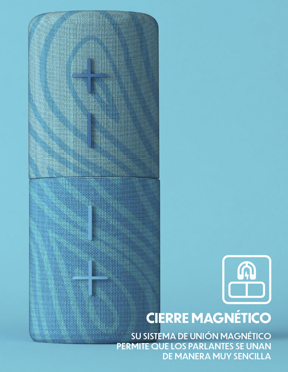 Bocina portátil Twin-2 bluetooth 8