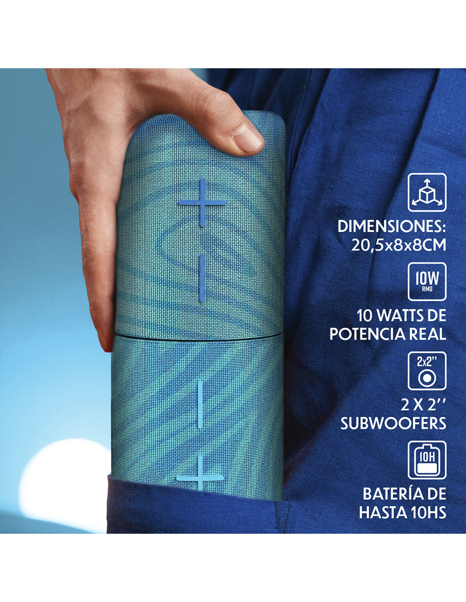 Bocina portátil Twin-2 bluetooth 10