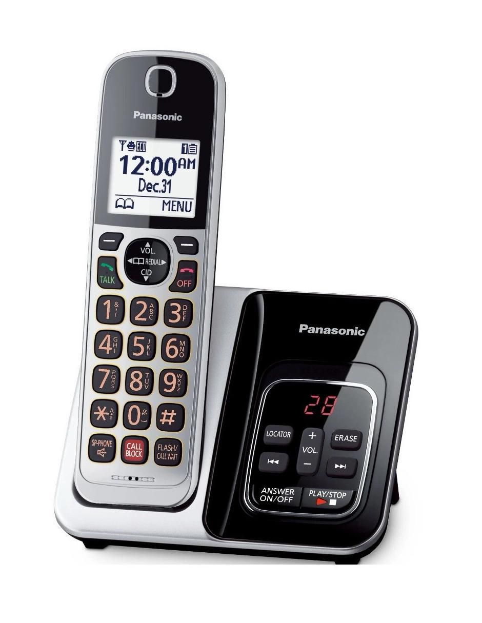 Set de teléfonos inalámbrico KX-TG3824S 4 auriculares 2