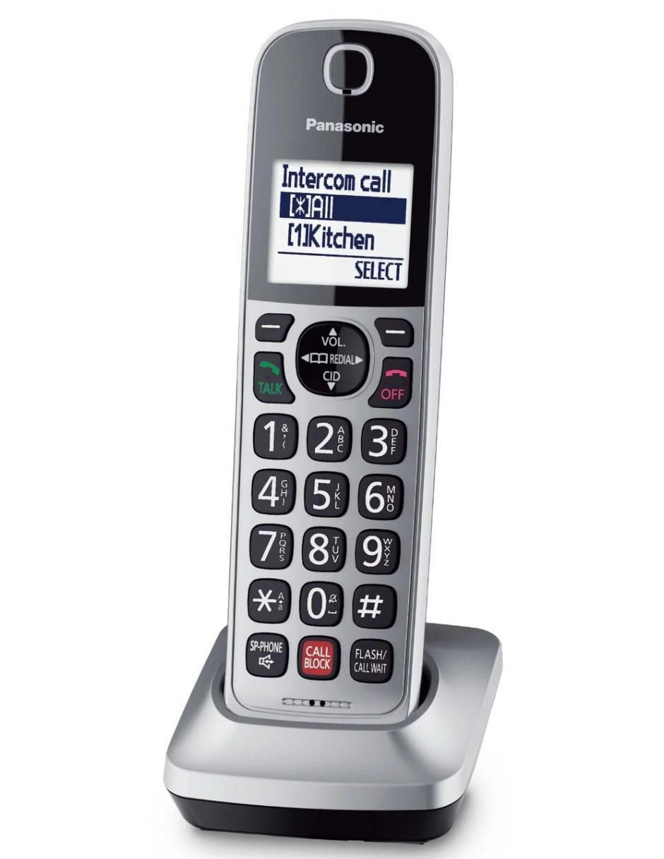 Set de teléfonos inalámbrico KX-TG3824S 4 auriculares 3