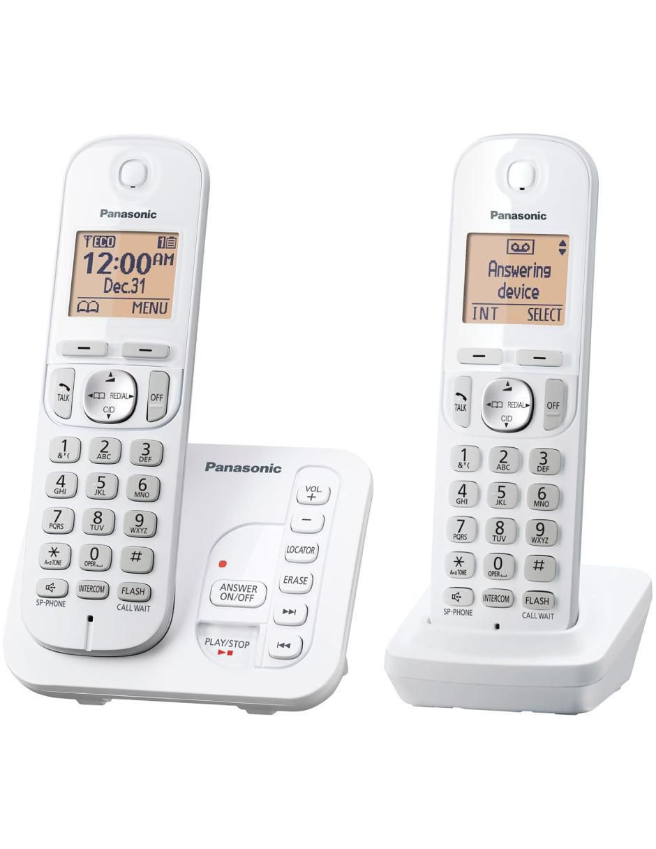 Set de teléfonos KX-TG7122SK 2 auriculares 2