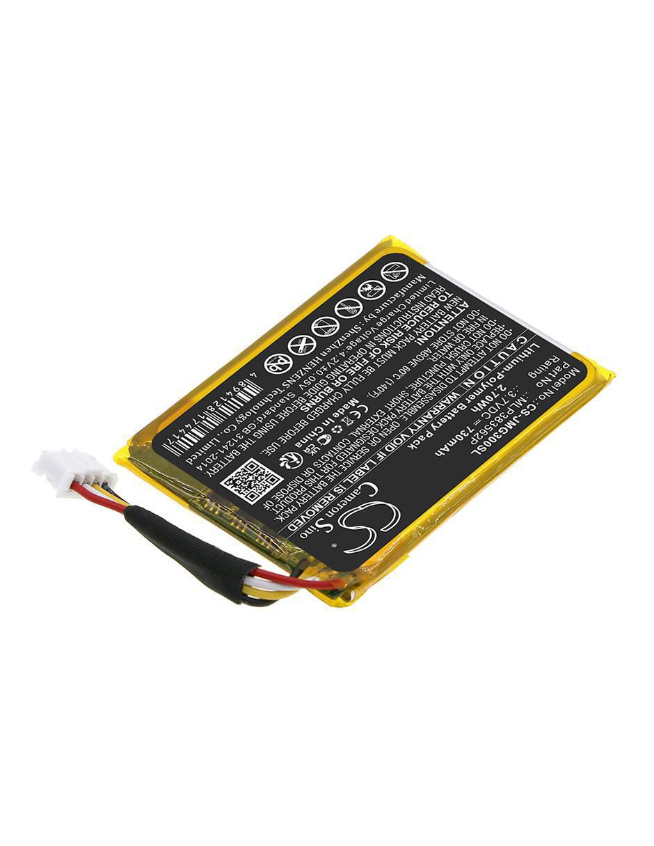Batería recargable 700 mAh cs-jmg300sl 6