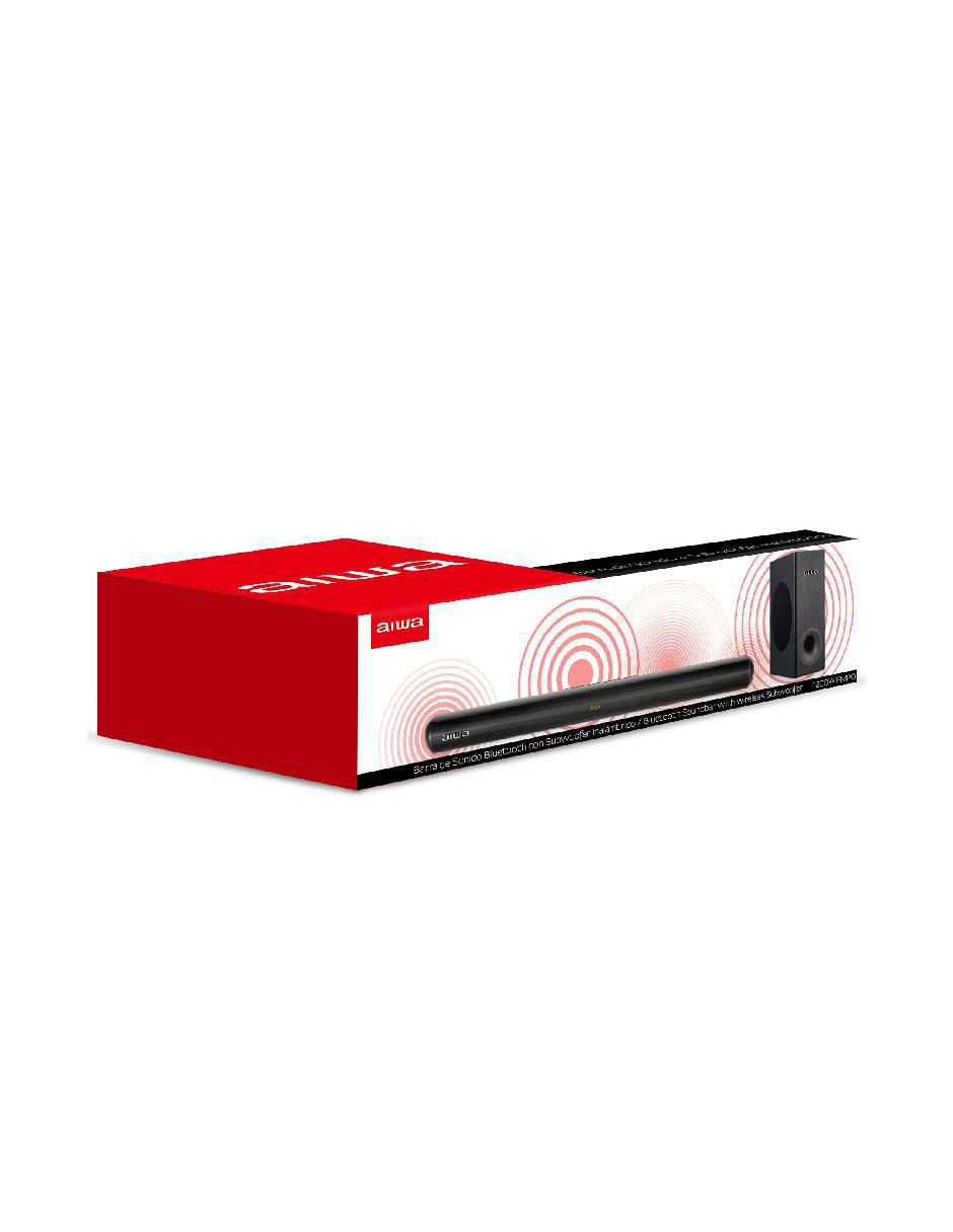 Barra de sonido Awsbh21ww con subwoofer 4