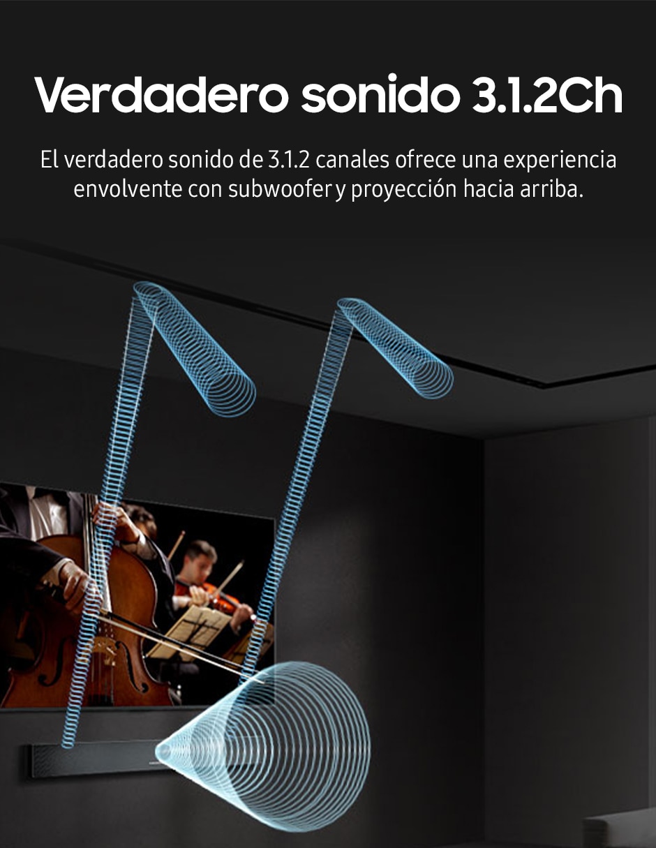 Barra de sonido hw-q600f/zx con subwoofer 5