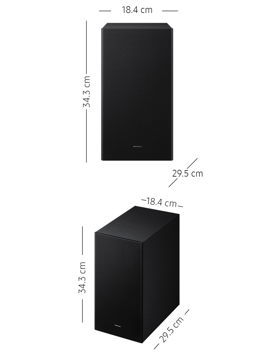 Barra de sonido hw-b650f/zx con subwoofer 13