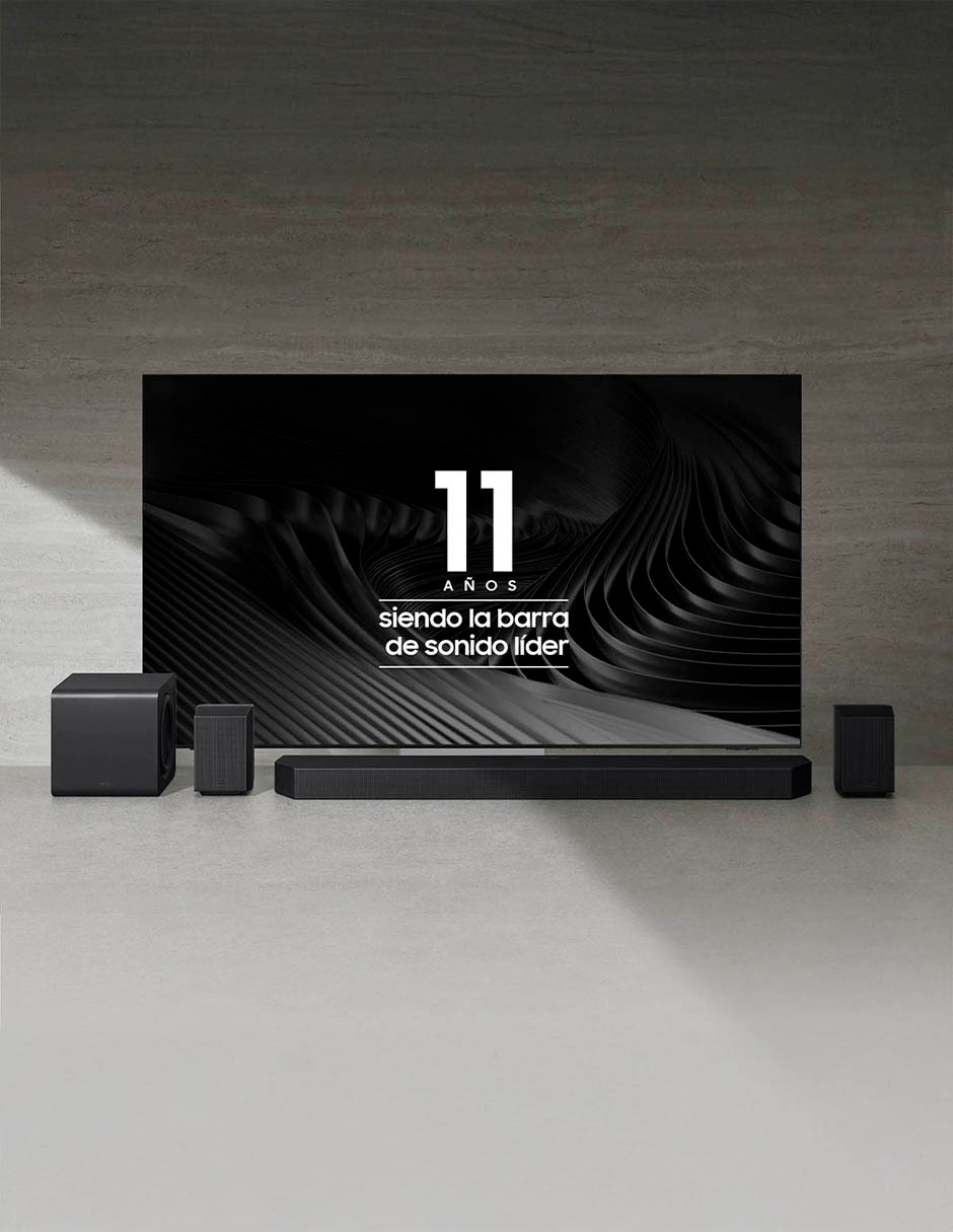 Barra de sonido hw-b450f/zx con subwoofer 8