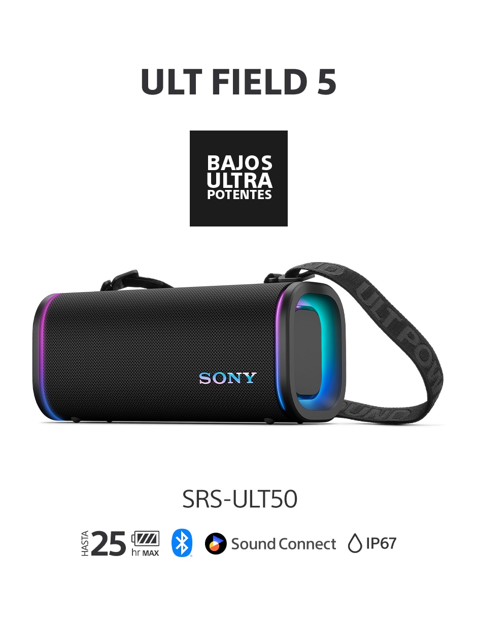BOCINA PORTÁTIL SONY ULT FIELD , NEGRO