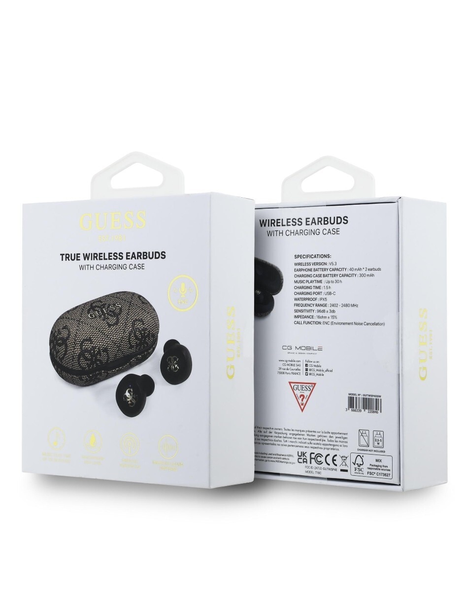 Audífonos In-Ear GUTWSP4EGK inalámbrica con cancelación de ruido 6