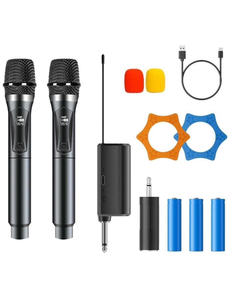 Micrófono portátil inalámbrica set de micrófonos