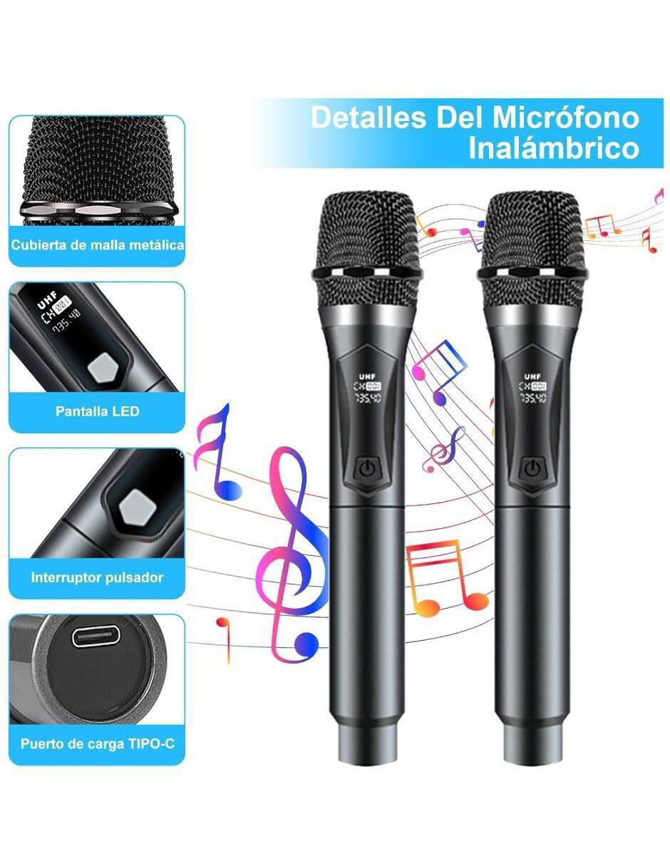 Micrófono portátil inalámbrica set de micrófonos 3