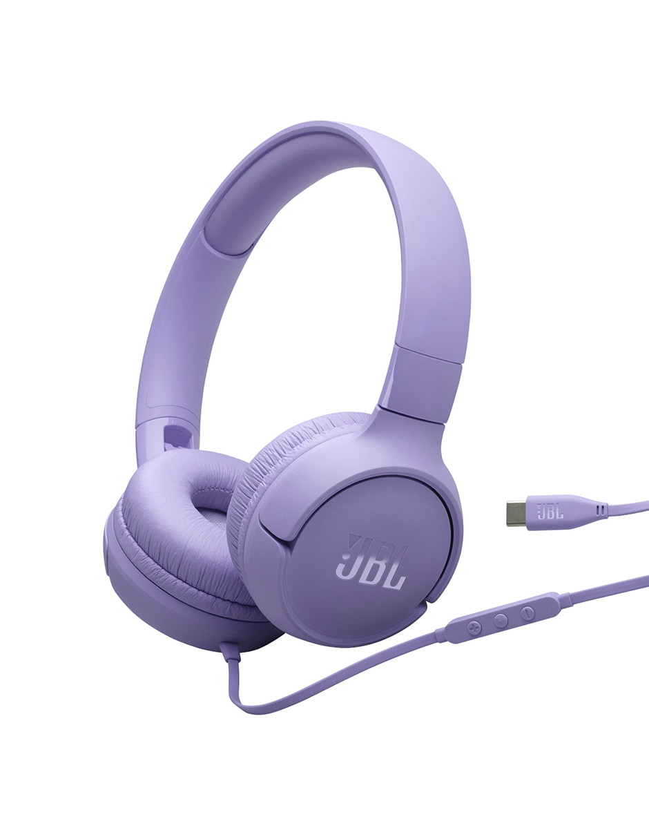 AUDÍFONOS ON-EAR JBL JBLT520C, MORADO