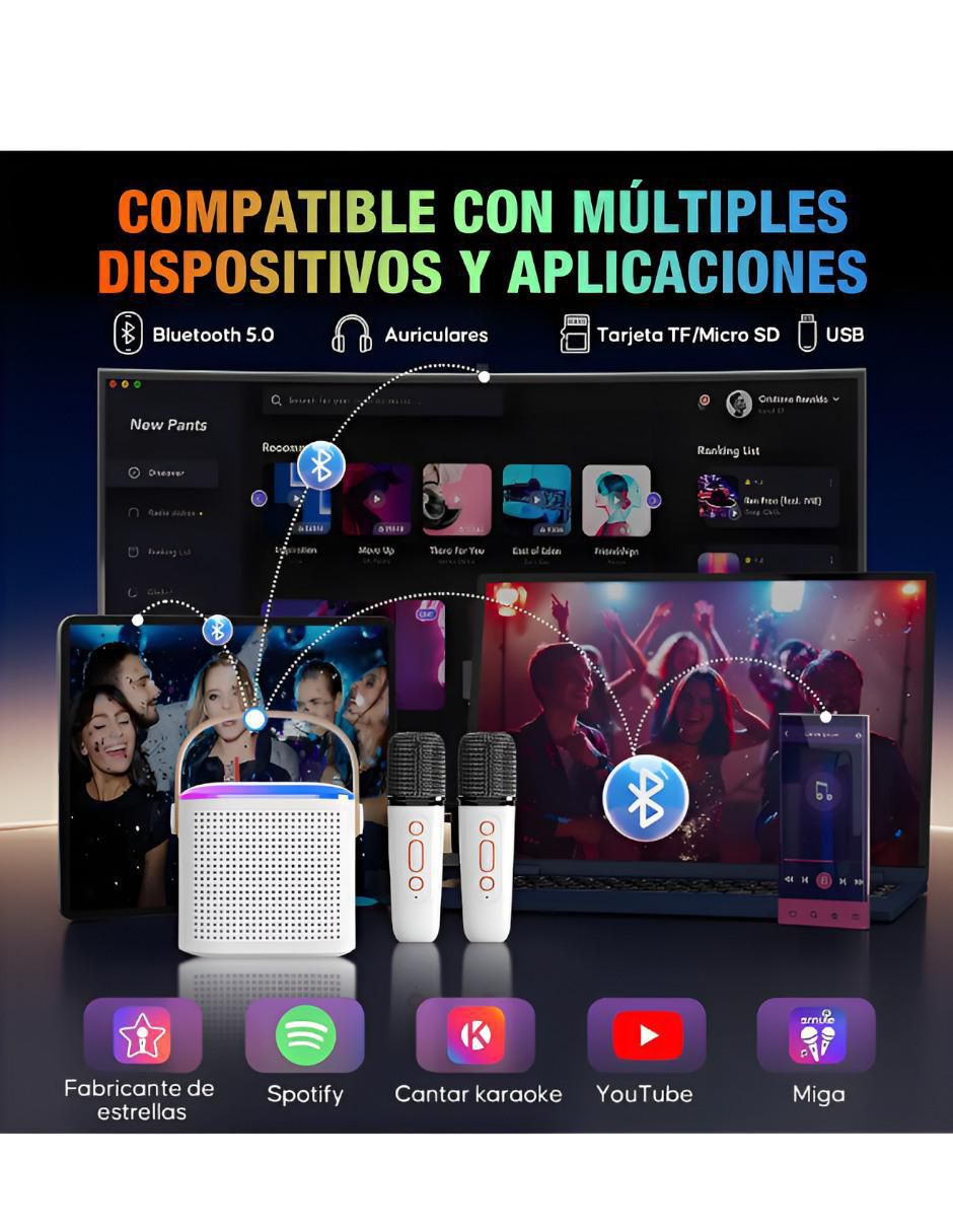 Bocina recargable XTLLAR5785 bluetooth 2