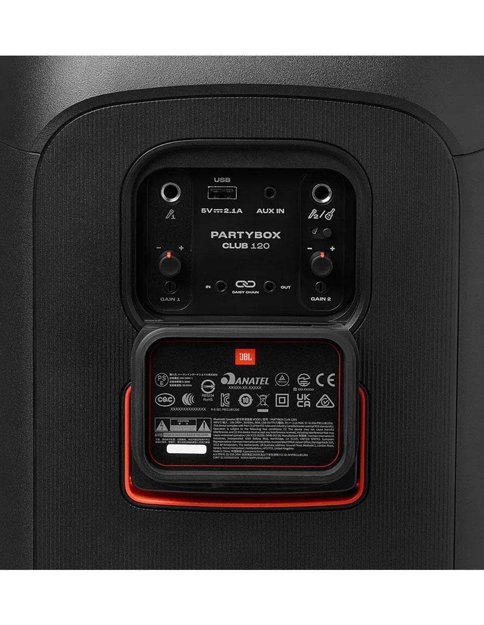 Bocina recargable PartyBox Club 120 bluetooth 2