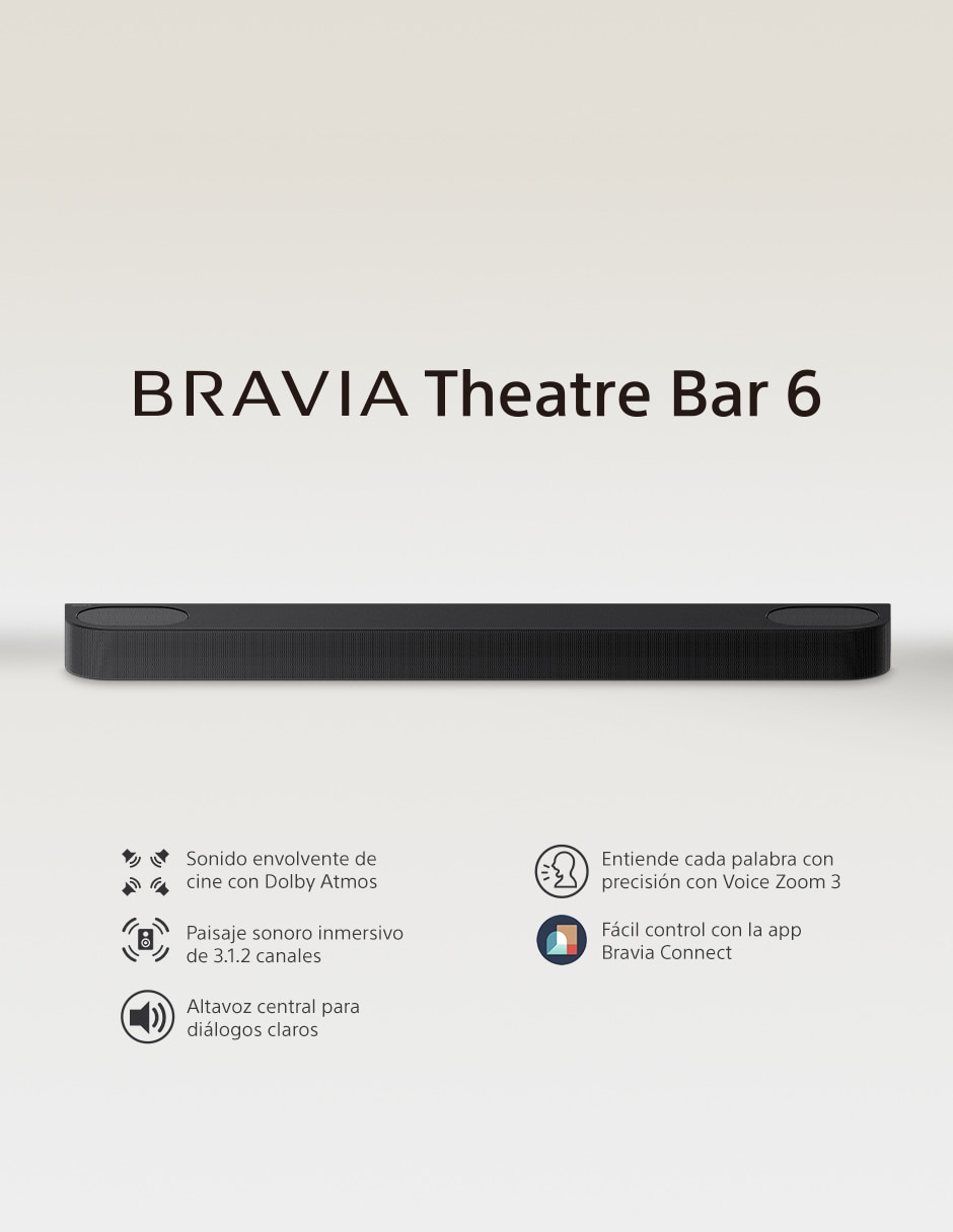 Teatro en casa Bravia Theatre Bar 6 5