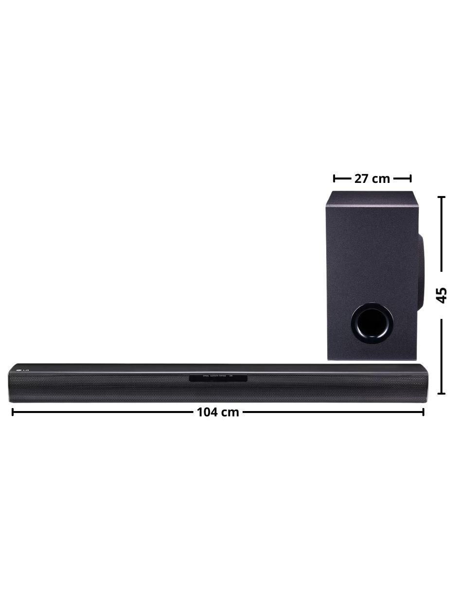 Barra de sonido SQC1 con subwoofer 7