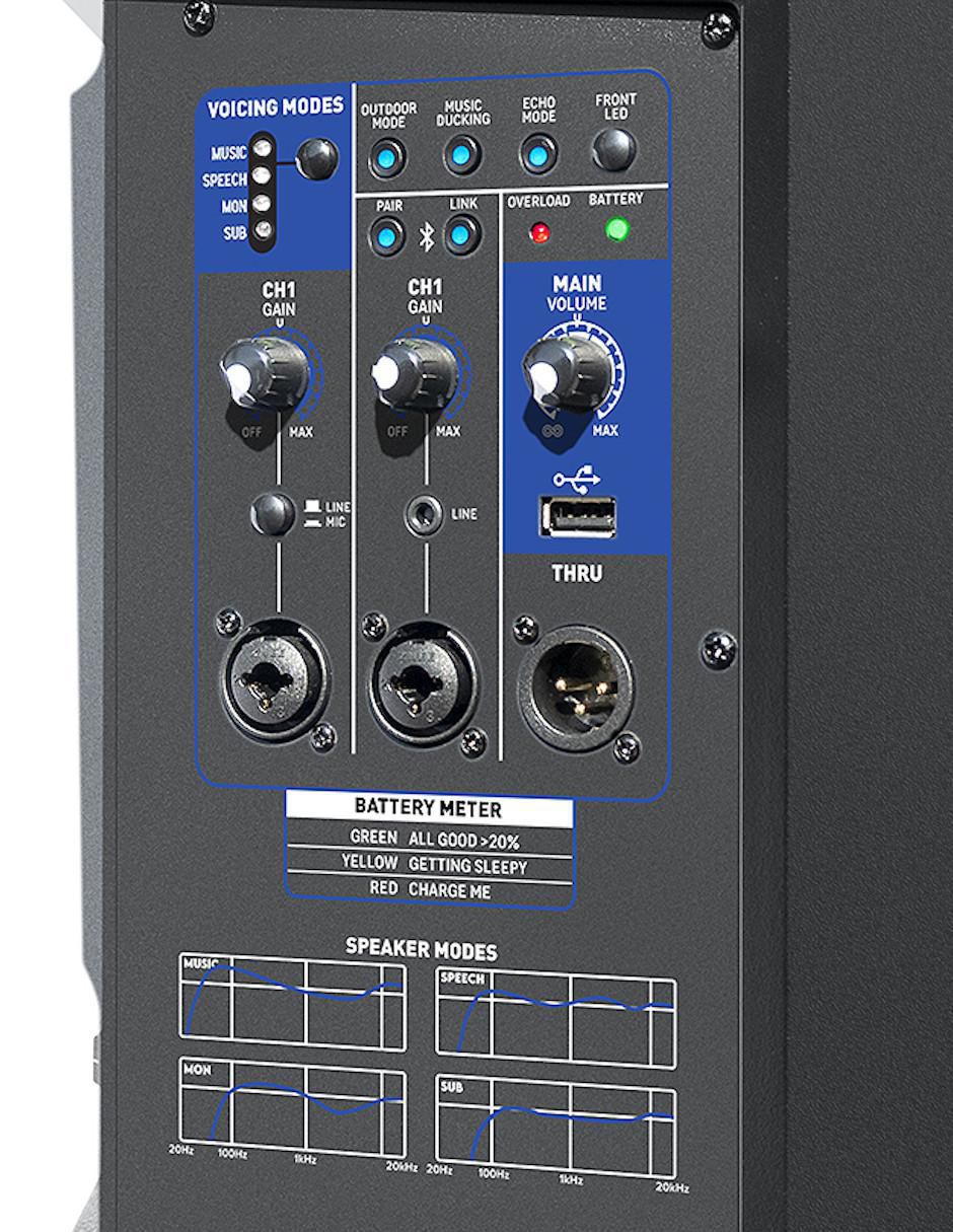 Bafle portátil hype8 6