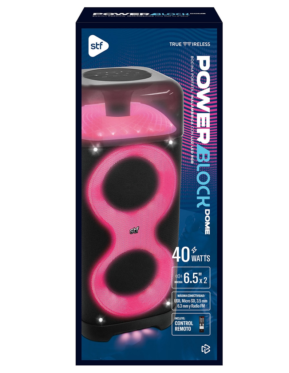 Bocina portátil RGB bluetooth 2
