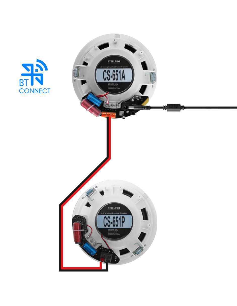 Set de bocinas KIT-CS651A/P bluetooth 2