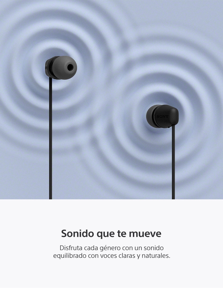 AUDÍFONOS IN-EAR SONY IER-EX15C, NEGRO