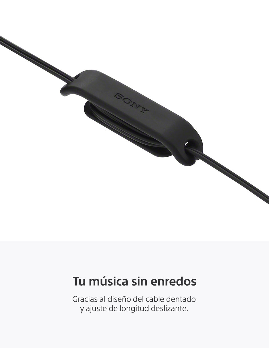 AUDÍFONOS IN-EAR SONY IER-EX15C, NEGRO