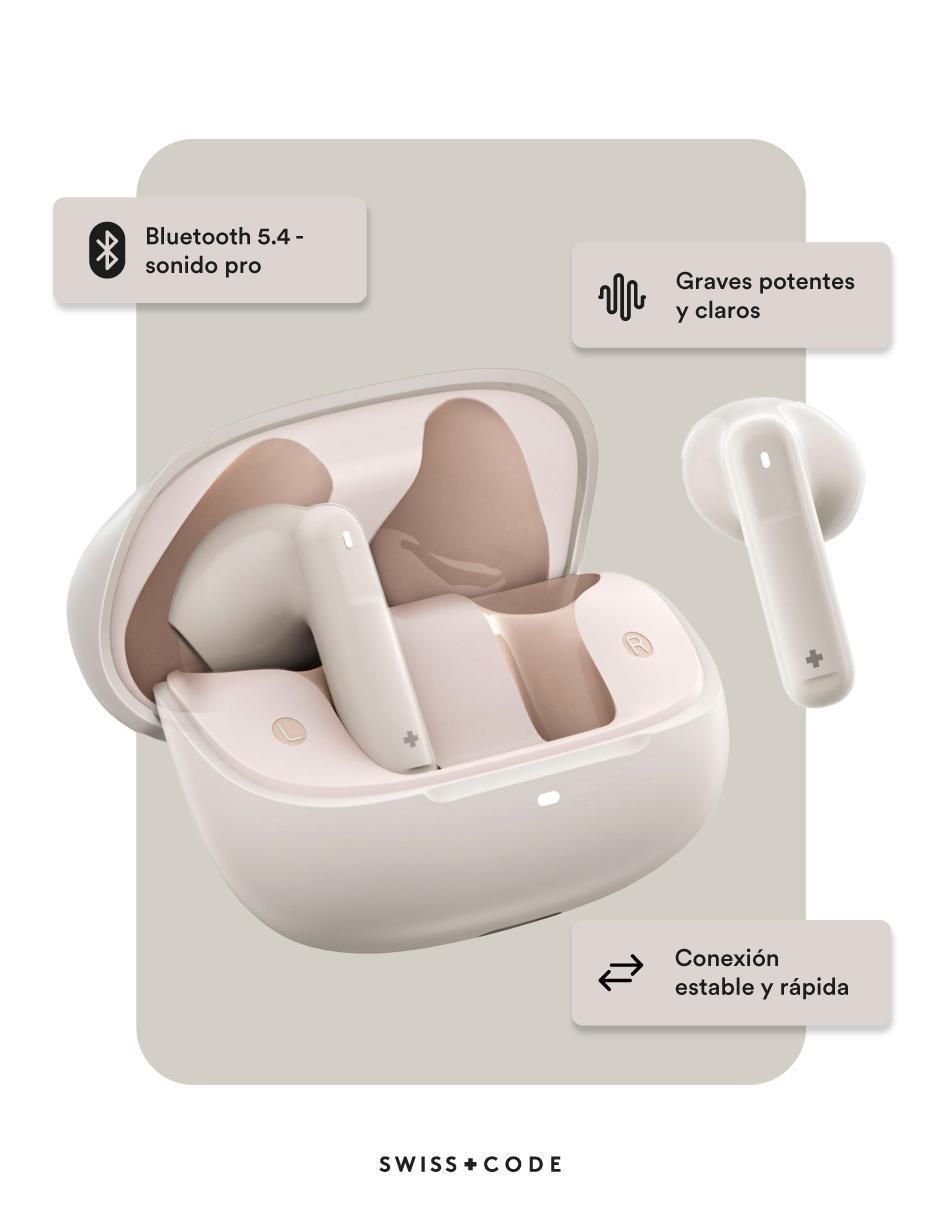 Audífonos In-Ear Swiss Code Aura inalámbricos 2