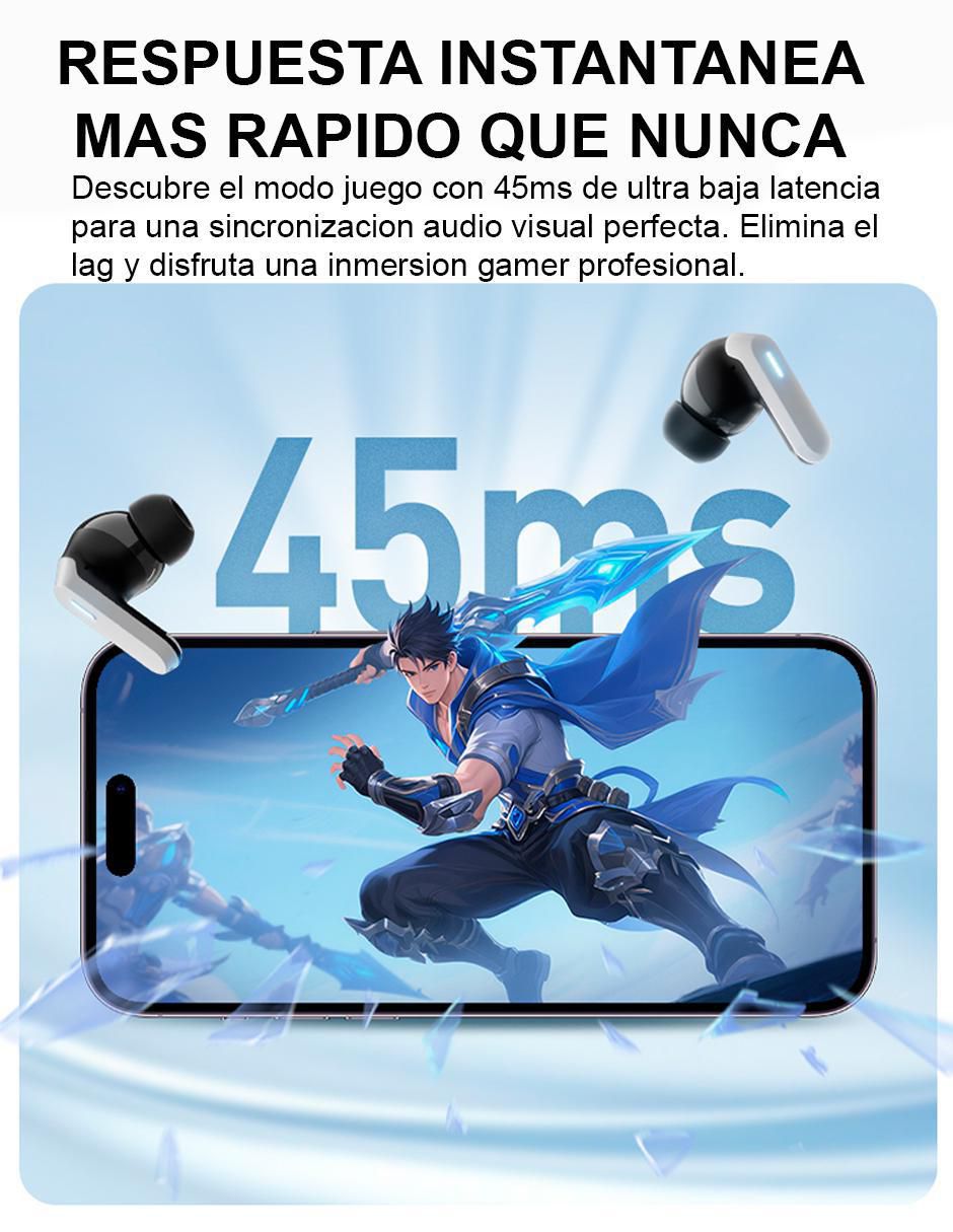 Audífonos in-ear TG16 inalámbricos con cancelación de ruido 5