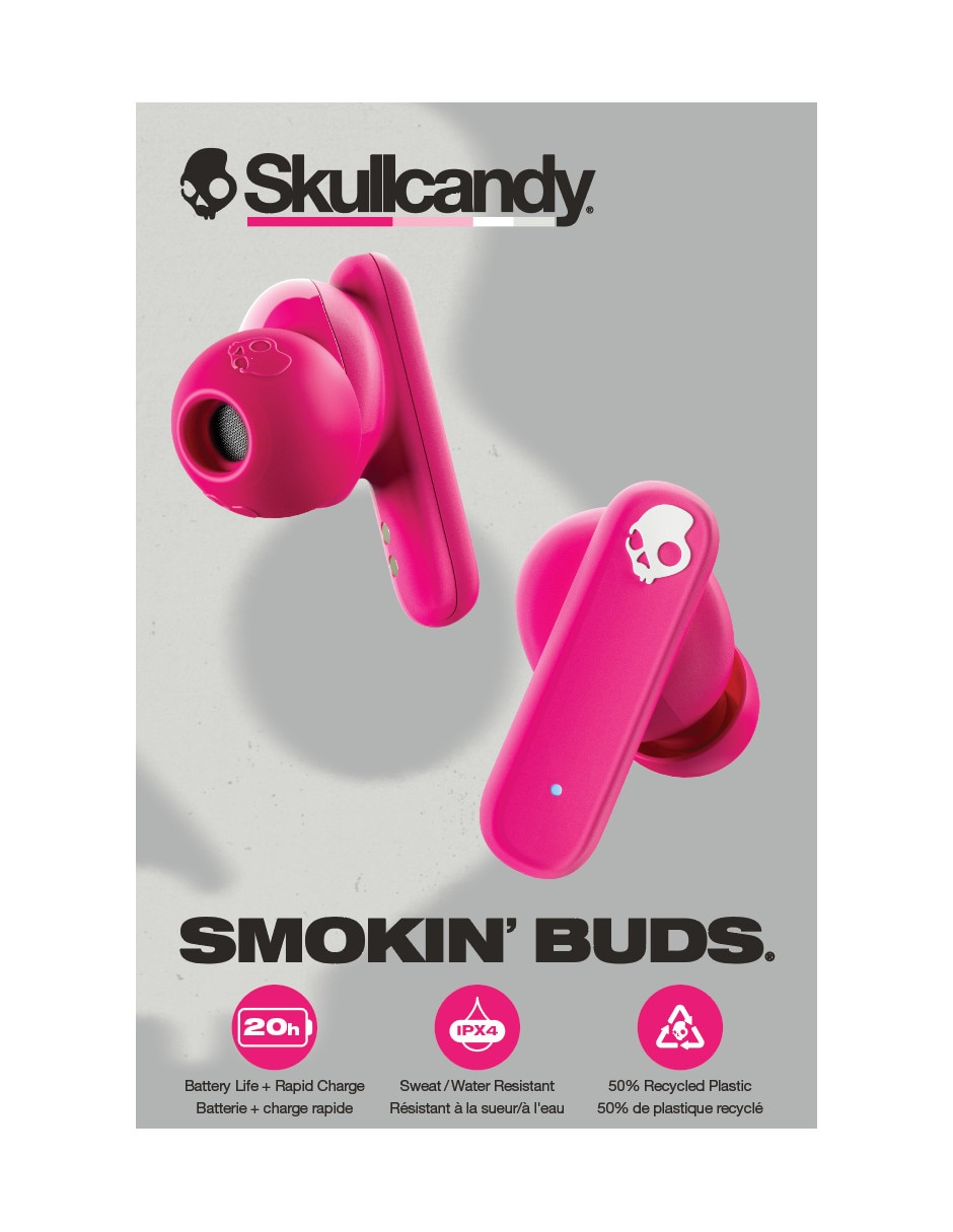 Audífonos In-Ear Smokin Buds Pink inalámbricos 5