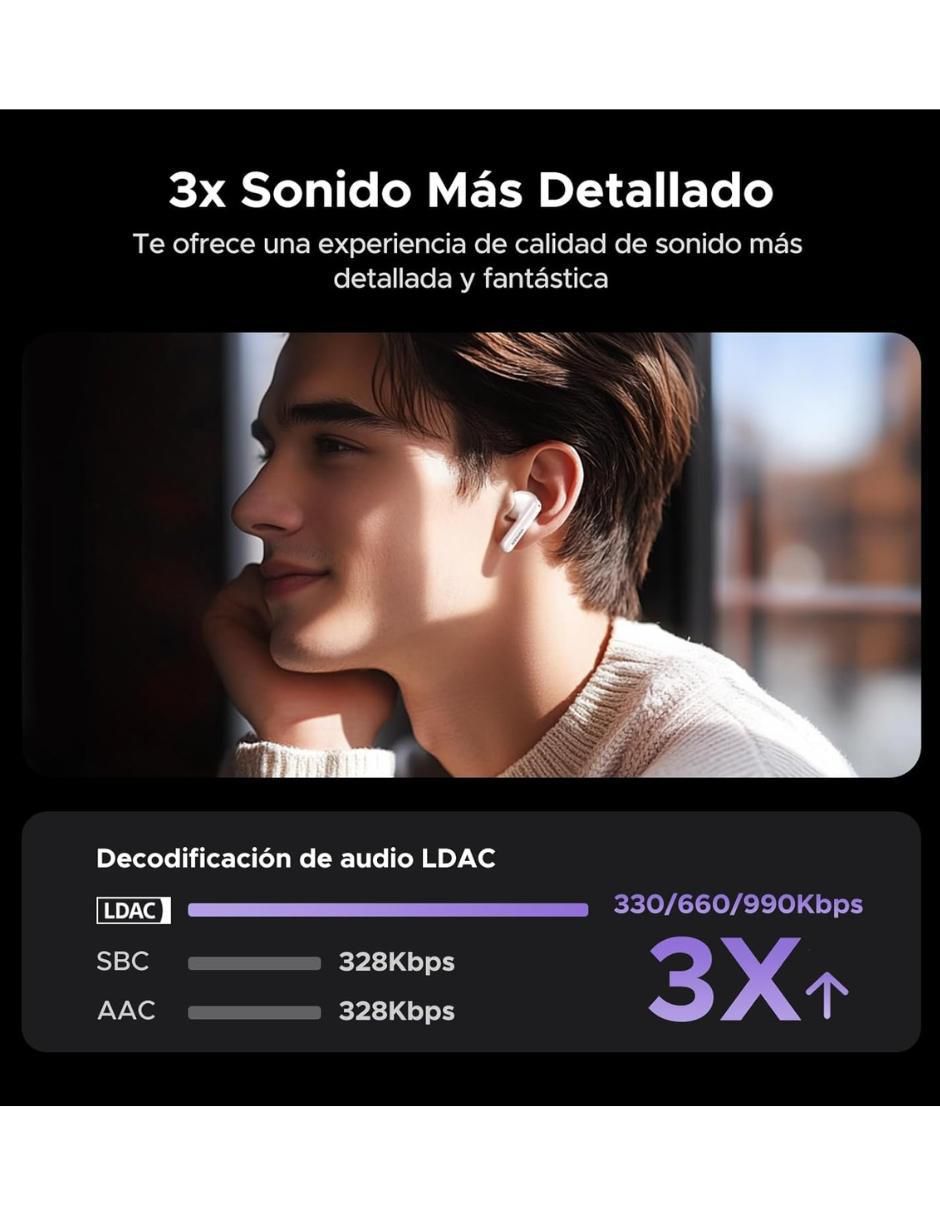 Audífonos In-Ear inalámbrica con cancelación de ruido 5